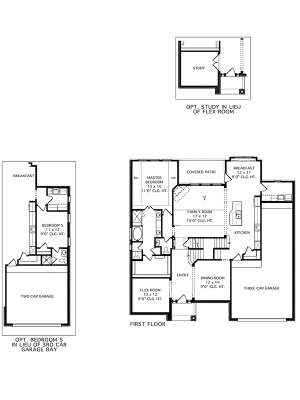 New 2Story House Plans in Conroe TX The Horton at