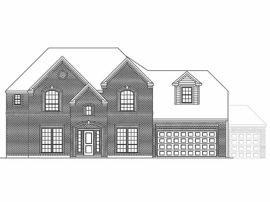 New 2 Story House Plans In Beach City Tx The Stonehouse At Oaks