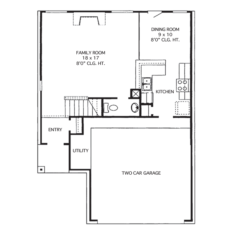 Green Floor Plan - First Floor - Resized